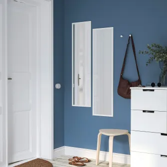 IKEA LILJETRÄD Oglinda, alb, 30x115 cm
