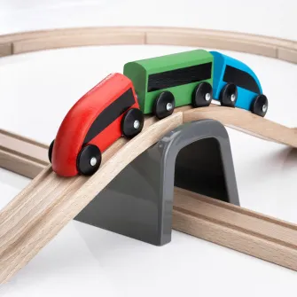 IKEA LILLABO Set tren, 20 piese, multicolor