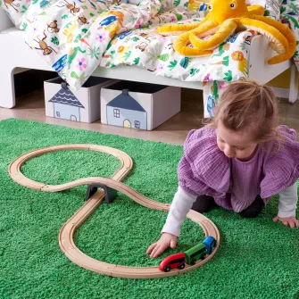 IKEA LILLABO Set tren, 20 piese, multicolor