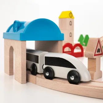 IKEA LILLABO Set tren cu sine, 45 piese