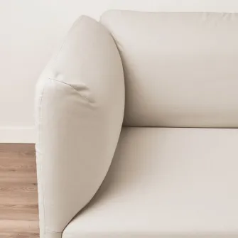 IKEA LILLEHEM Canapea modulara 2locuri, Vissle/bej lemn