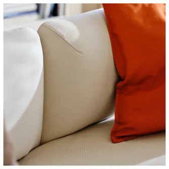 IKEA LILLEHEM Canapea modulara 2locuri, Vissle/bej lemn