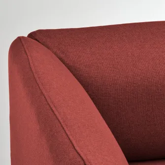 IKEA LILLEHEM Canapea modulara cu 6 locuri+masuta, Gunnared/maro-rosu lemn