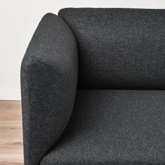 IKEA LILLEHEM Fotoliu, Gunnared/gri inchis metal