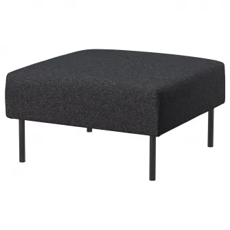 IKEA LILLEHEM Modul 1 loc, Gunnared gri inchis/metal