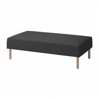 IKEA LILLEHEM Modul 2 locuri, Gunnared/gri inchis lemn