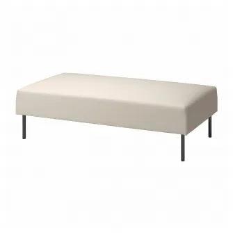 IKEA LILLEHEM Modul 2 locuri, Vissle/bej metal