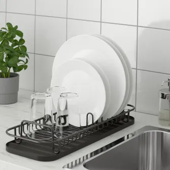 IKEA LILLHAVET Suport vesela multifunctional, antracit