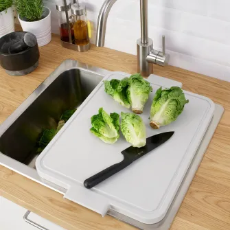 IKEA LILLHAVET Tocator, gri, 49x35 cm
