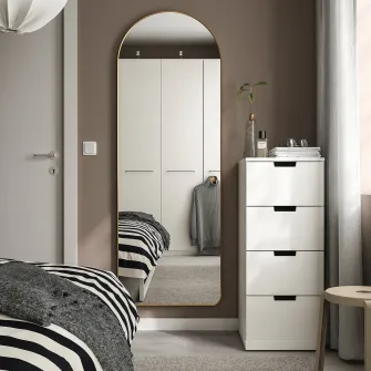 IKEA LINDBYN Oglinda, auriu, 60x170 cm