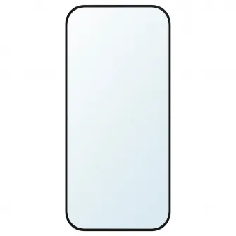 IKEA LINDBYN Oglinda, negru, 28x60 cm
