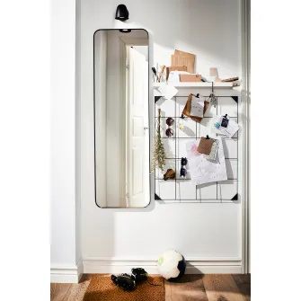 IKEA LINDBYN Oglinda, negru, 40x130 cm