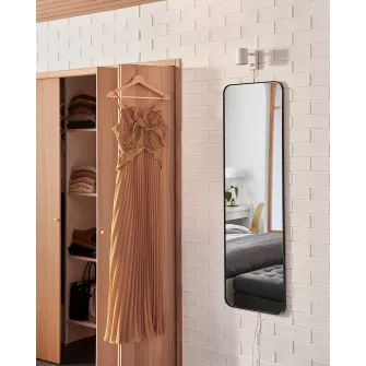 IKEA LINDBYN Oglinda, negru, 40x130 cm