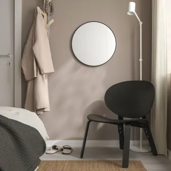 IKEA LINDBYN Oglinda, negru, 50 cm
