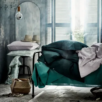 IKEA LINDBYN Oglinda, negru, 60x120 cm