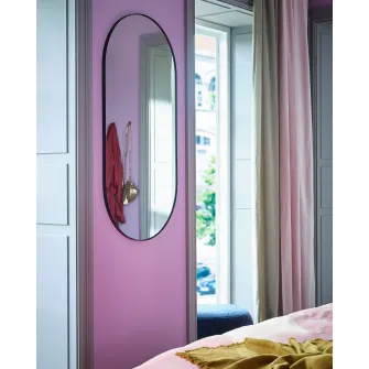 IKEA LINDBYN Oglinda, negru, 60x120 cm