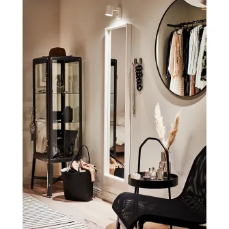 IKEA LINDBYN Oglinda, negru, 80 cm