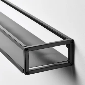 IKEA LINDÅSEN Etajera, antracit, 75 cm