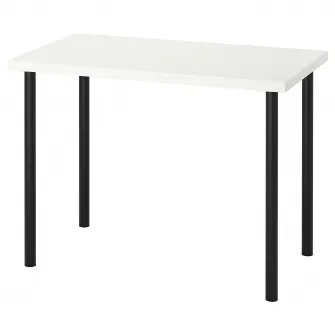 IKEA LINNMON / ADILS Masa, alb/negru, 100x60 cm