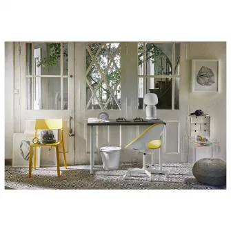 IKEA LINNMON Blat, gri inchis, 100x60 cm
