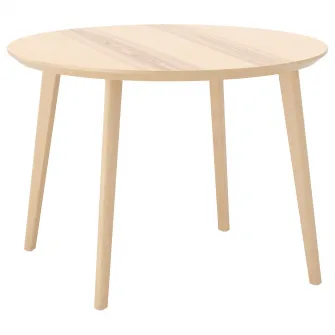 IKEA LISABO Masa, furnir frasin, 105 cm