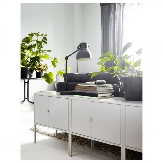 IKEA LIXHULT Combinatie corp, gri, 120x35x57 cm