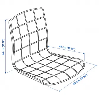IKEA LÄKTARE Husa scaun, Gunnared bej deschis