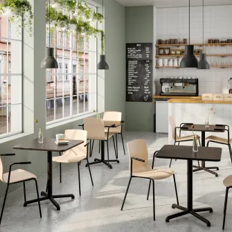 IKEA LÄKTARE Scaun conferinta, furnir mesteacan/negru