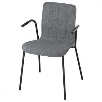 IKEA LÄKTARE Scaun conferinta, gri mediu/negru