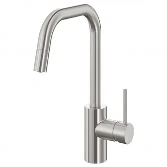 IKEA ÄLMAREN Baterie bucatarie+dus extractibil, aspect inox