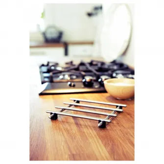 IKEA LÄMPLIG Suport cratita, inox, 18x18 cm
