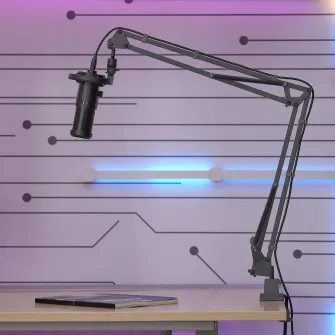 IKEA LÅNESPELARE Brat microfon, cu surub/antracit