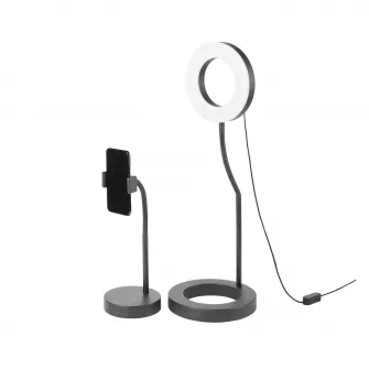 IKEA LÅNESPELARE Lampa circulara cu suport telefon