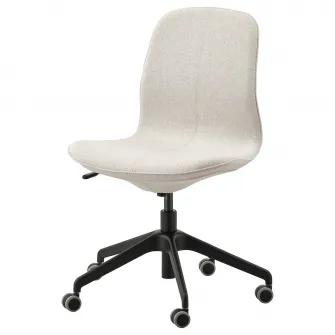 IKEA LÅNGFJÄLL Scaun conferinta, Gunnared bej/negru