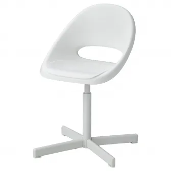 IKEA LOBERGET / SIBBEN Scaun birou copii, alb