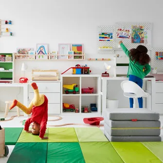 IKEA LOBERGET / SIBBEN Scaun birou copii, alb