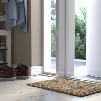IKEA LOHALS Covor intrare, interior, natur, 40x60 cm