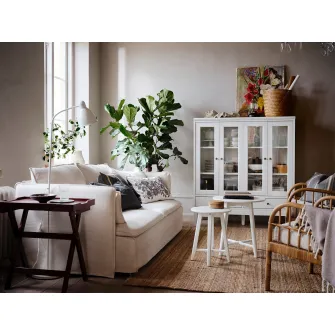 IKEA LOHALS Covor, tesatura plata, natur, 160x230 cm
