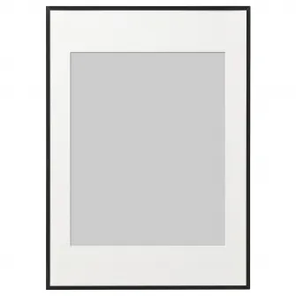 IKEA LOMVIKEN Rama, negru, 50x70 cm