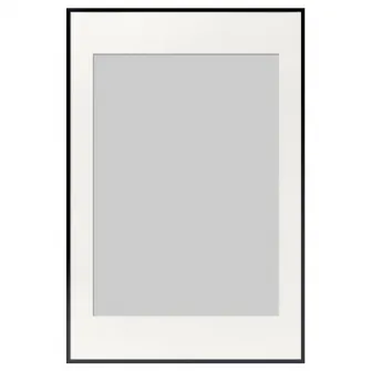 IKEA LOMVIKEN Rama, negru, 61x91 cm