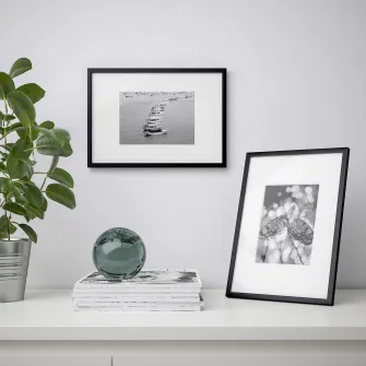 IKEA LOMVIKEN Rama, negru, 21x30 cm