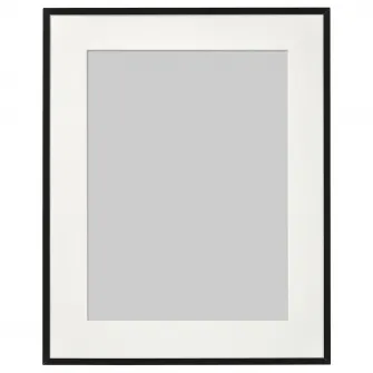 IKEA LOMVIKEN Rama, negru, 40x50 cm