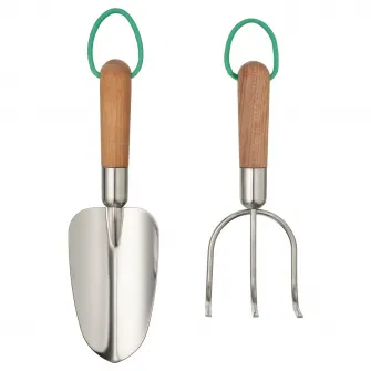 IKEA LÄRKAR Set gradinarit, mesteacan/inox mare