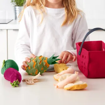 IKEA LÅTSAS Set cos cumparaturi, 11piese
