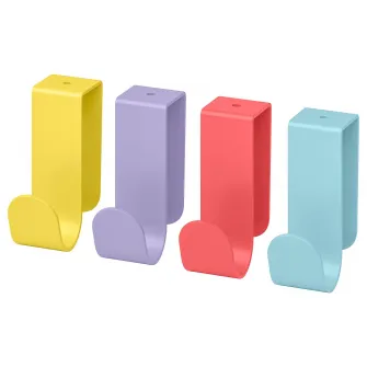 IKEA LÄTTHET Carlig si clema, multicolor