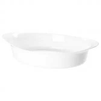 IKEA LÄTTVIKTIG Vas cuptor, alb, 30x19 cm