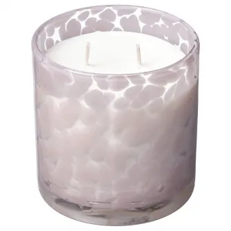 IKEA LUGNARE Lumanare parfumata pahar, 2fitiluri, iasomie/roz deschis, 50 h