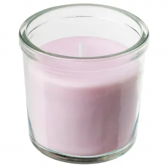 IKEA LUGNARE Lumanare parfumata pahar, iasomie/roz, 20 h