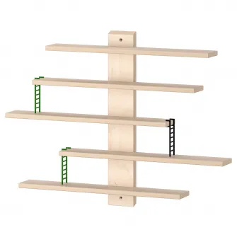 IKEA LUSTIGT Polita suspendata, 37x37 cm