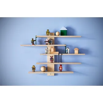 IKEA LUSTIGT Polita suspendata, 37x37 cm